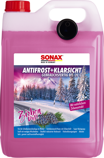 SONAX AntiFrost + KlarSicht ZIRBE -20°C 5 Liter