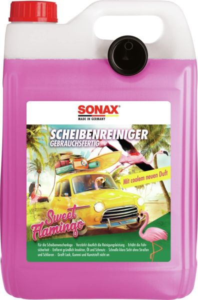 SONAX Scheibenreiniger gebrauchsfertig Sweet Flamingo 5 Liter