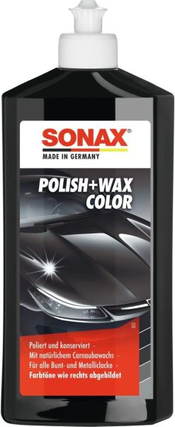 SONAX Polish & Wax Color Politur schwarz 500 ml
