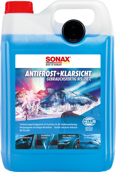 SONAX AntiFrost + KlarSicht -20°C Gebrauchsfertig Citrus 5 Liter