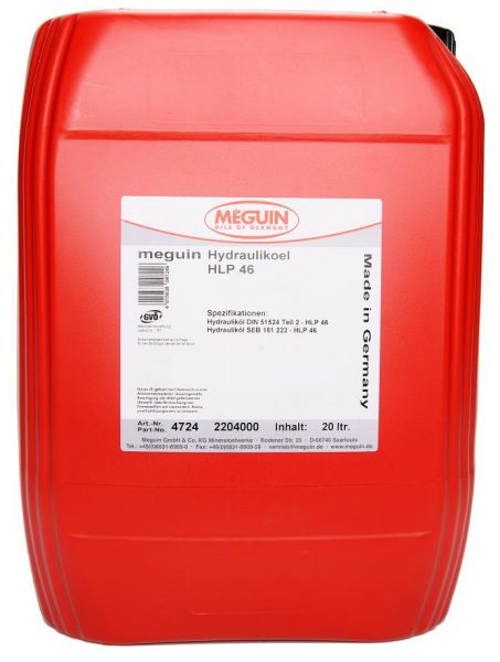 Meguin Hydrauliköl HLP 46 20 Liter