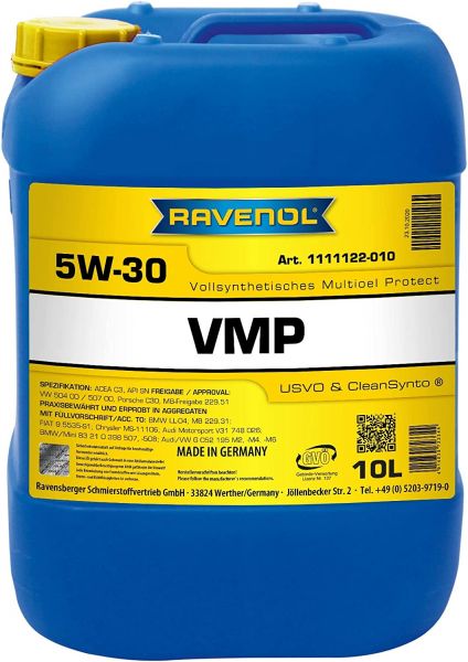 RAVENOL VMP SAE 5W-30 Motoröl 10 Liter