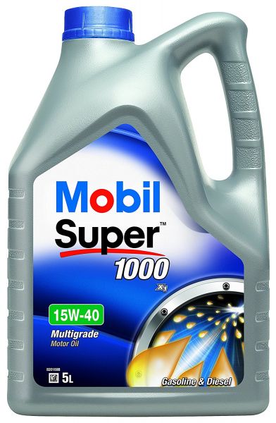 Mobil Super 1000 X1 15W-40 Motoröl 5 Liter