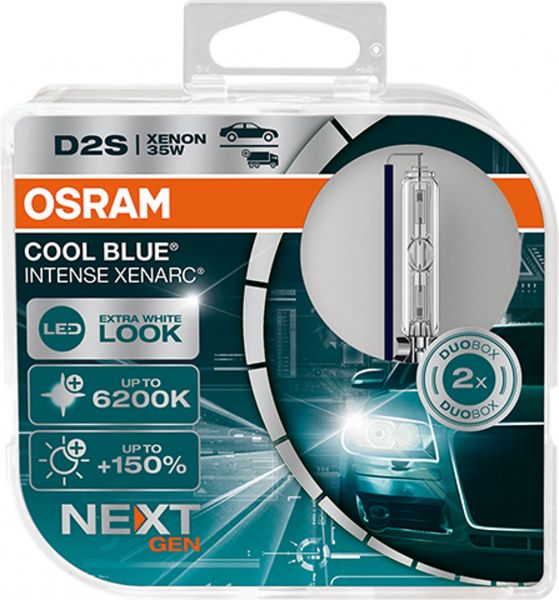 OSRAM D2S XENARC COOL BLUE® INTENSE (NEXT GEN) Duo Box