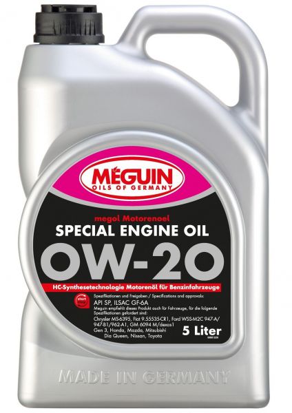 Meguin megol Special Engine Oil 0W-20 Motoröl 5 Liter