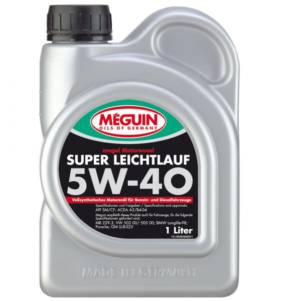 Meguin megol Super Leichtlauf 5W-40 Motoröl vollsynthetisch 1 Liter
