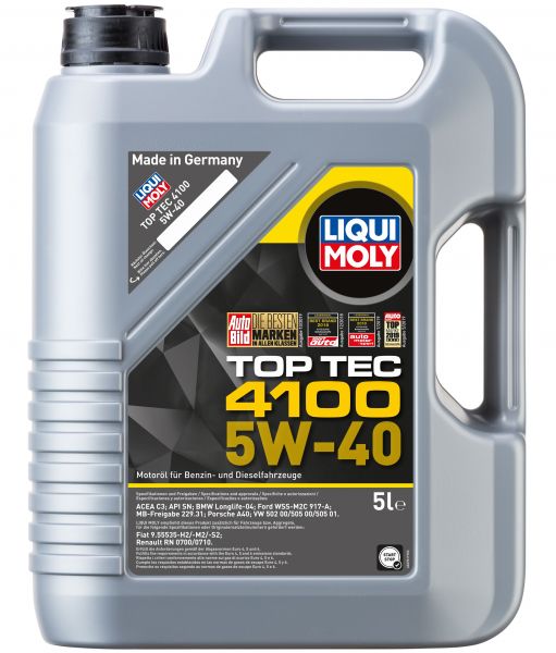 Liqui Moly Top Tec 4100 5W-40 Motoröl 5 Liter