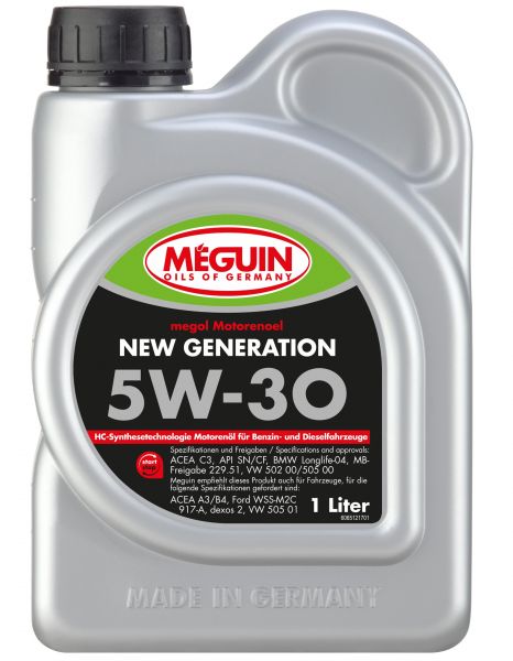 Meguin megol New Generation 5W-30 Motoröl 1 Liter