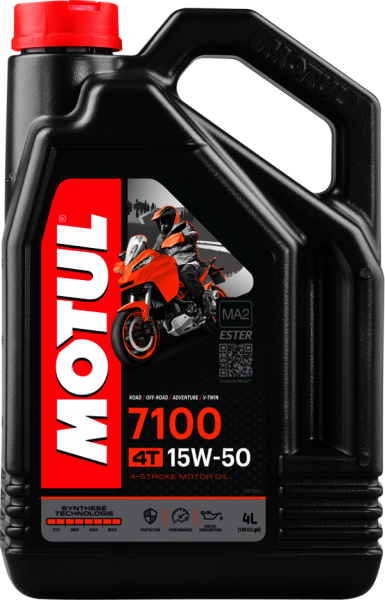 MOTUL 7100 4T 15W-50 Motoröl 4 Liter