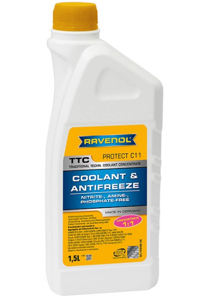 RAVENOL TTC PROTECT C11 Kühlerfrostschutz Konzentrat 1,5 Liter