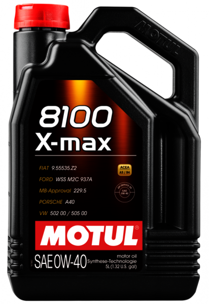 MOTUL 8100 X-MAX 0W-40 Motoröl 5 Liter