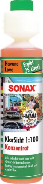 SONAX KlarSicht 1:100 Konzentrat Havana Love 250 ml