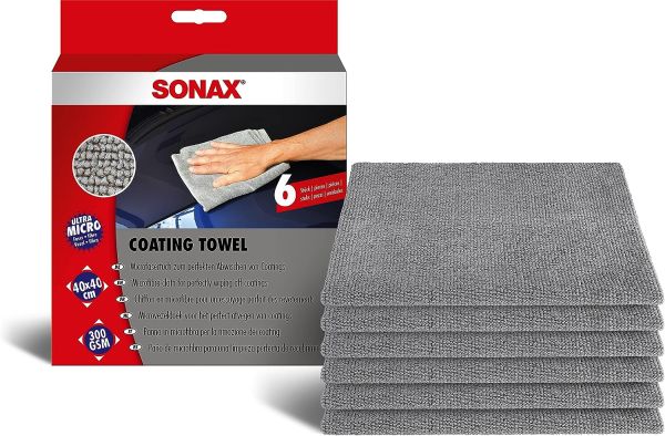 SONAX Coating Towel Mircofasertuch (6 Stück)