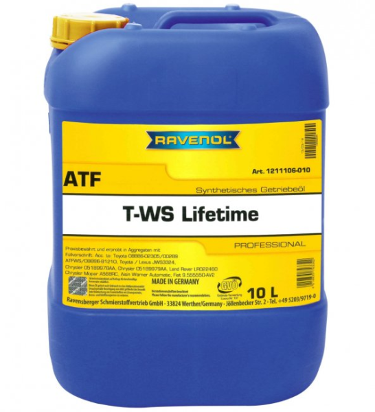 RAVENOL ATF T-WS Lifetime Getriebeöl 10 Liter