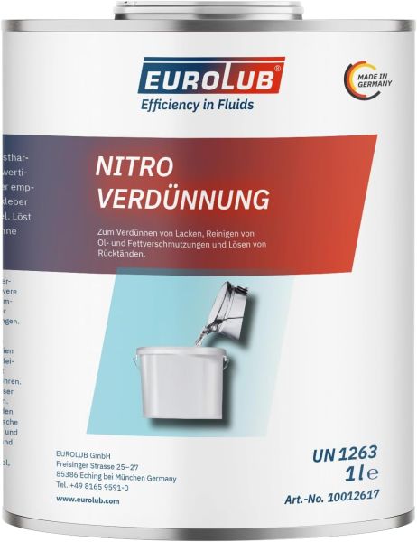 EUROLUB Nitroverdünnung 1 Liter