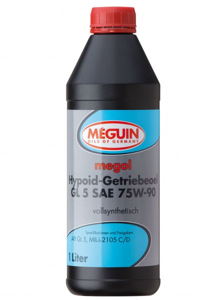 Meguin megol Hypoid Getriebeöl GL5 SAE 75W-90 vollsynthetisch 1 Liter