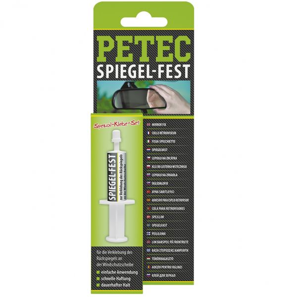 PETEC Spiegel-Fest Klebe-Set