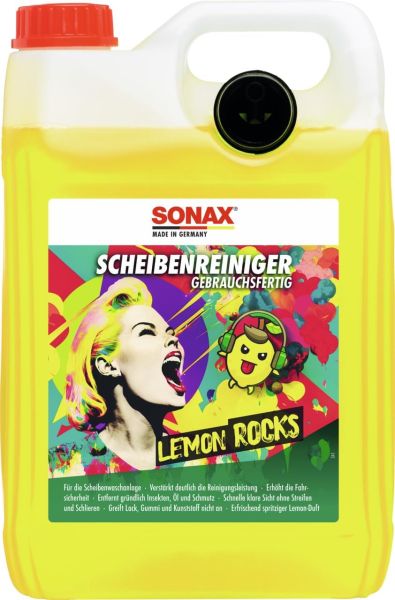 SONAX ScheibenReiniger gebrauchsfertig Lemon Rocks 5 Liter