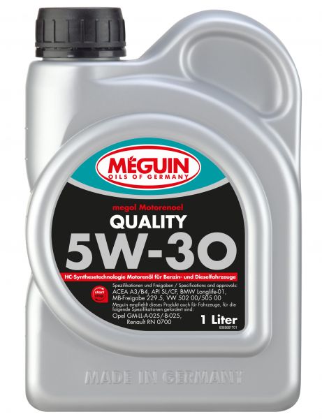 Meguin megol Quality 5W-30 Motoröl 1 Liter