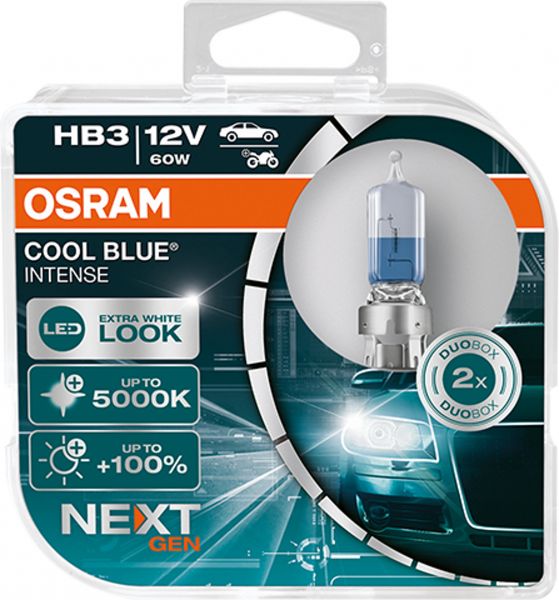 OSRAM HB3 COOL BLUE® INTENSE (NEXT GEN) Duo Box
