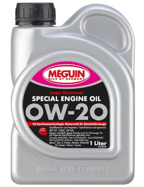 Meguin megol Special Engine Oil 0W-20 Motoröl 1 Liter
