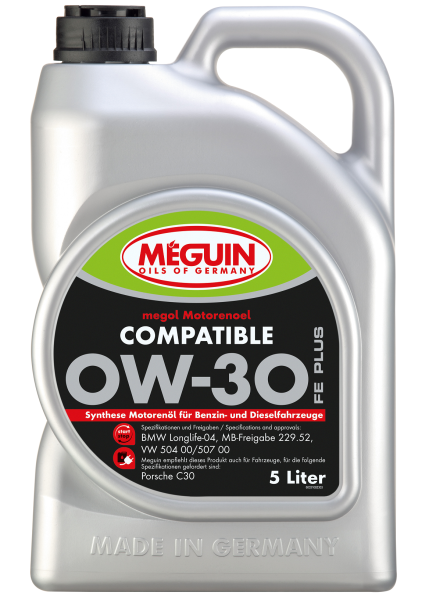 Meguin megol Compatible 0W-30 FE Plus 5 Liter