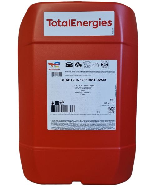 Total Energies QUARTZ INEO FIRST 0W-30 Motoröl 20 Liter
