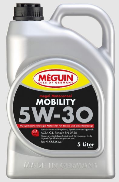 Meguin megol Mobility 5W-30 Motoröl 5 Liter