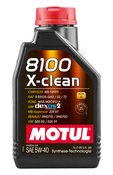 MOTUL 8100 X-CLEAN 5W-40 Motoröl 1 Liter