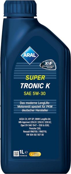 Aral SuperTronic K 5W-30 Motoröl 1 Liter