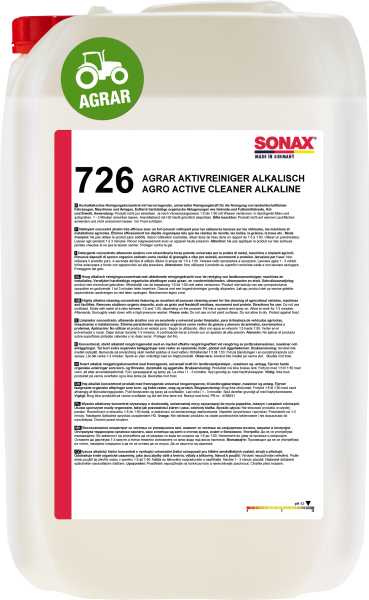 SONAX AGRAR AktivReiniger alkalisch 25 Liter