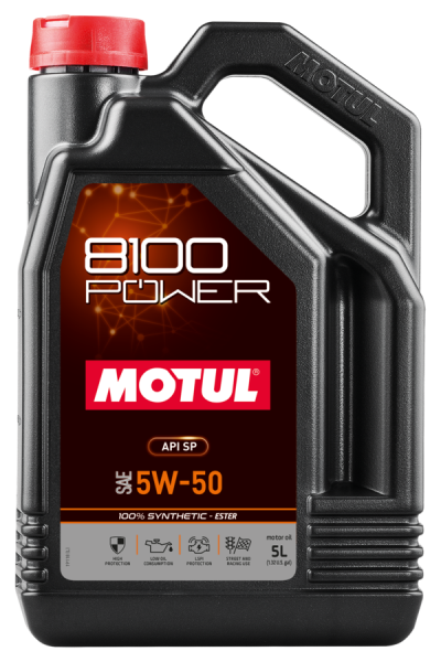 MOTUL 8100 POWER 5W-50 Motoröl 5 Liter