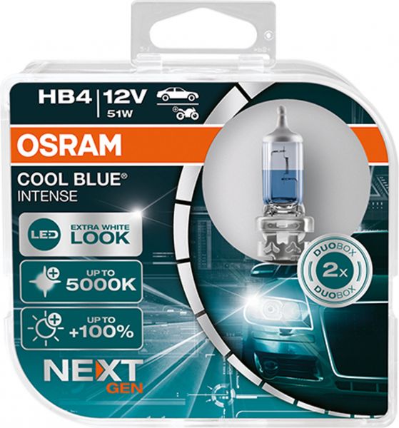 OSRAM HB4 COOL BLUE® INTENSE (NEXT GEN) Duo Box