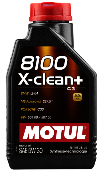 MOTUL 8100 X-CLEAN+ 5W-30 Motoröl 1 Liter