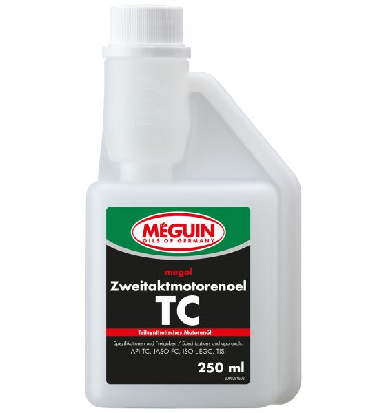 Meguin megol 2 Taktöl TC teilsynthetisch 250 ml Dosierflasche