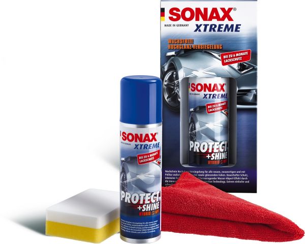 SONAX XTREME Protect+Shine Hybrid NPT 210ml + Mircrofasertuch &amp; Schwamm