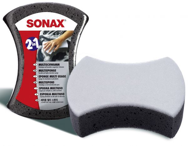 SONAX MultiSchwamm Wasch Schwamm 2 in 1