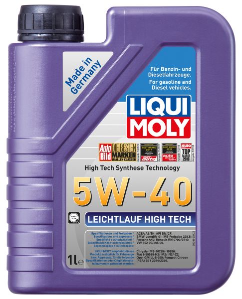 Liqui Moly Leichtlauf High Tech 5W-40 Motoröl 1 Liter
