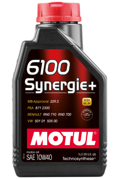 MOTUL 6100 SYNERGIE+ 10W-40 Motoröl 1 Liter