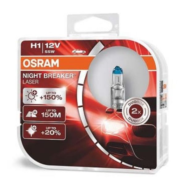 OSRAM H1 NIGHT BREAKER® LASER Duo Box +150%
