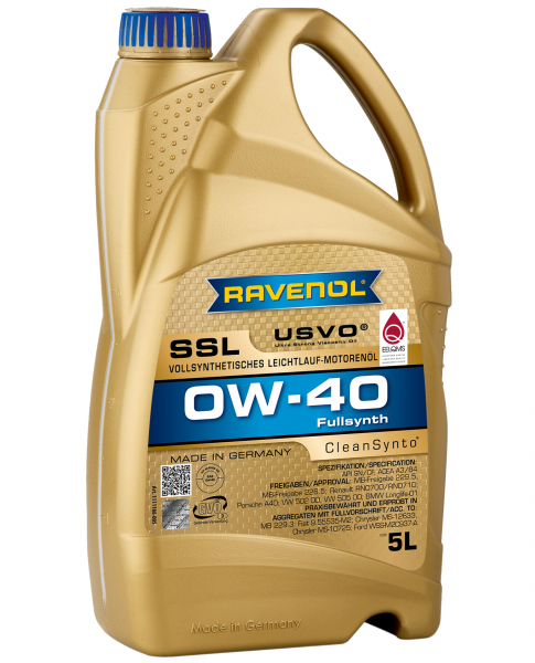 RAVENOL Super Synthetik Öl SSL SAE 0W-40 5 Liter