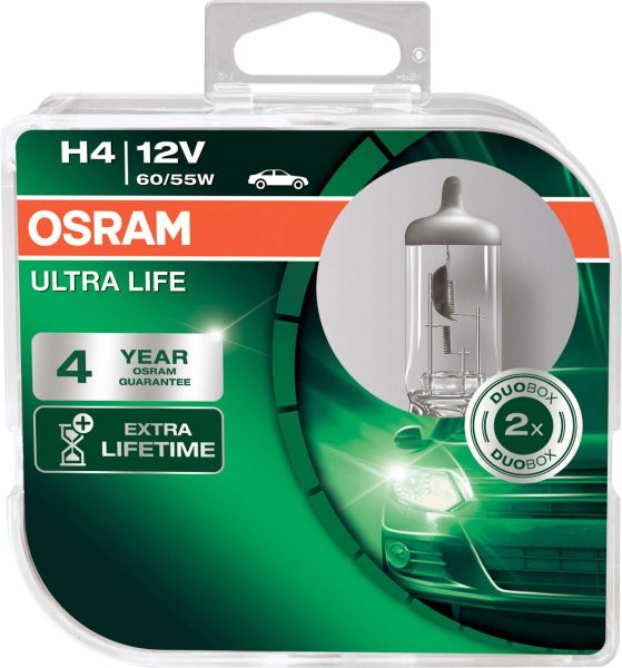 OSRAM H4 ULTRA LIFE 12V 60/55W Duo Box