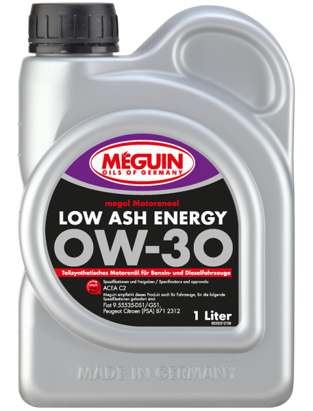 Meguin megol Low Ash Energy 0W-30 Motoröl 1 Liter
