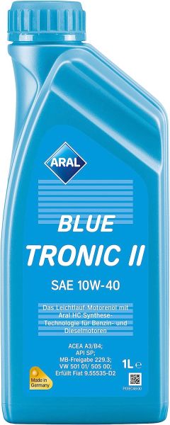 Aral BlueTronic II SAE 10W-40 Motoröl 1 Liter