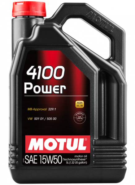 MOTUL 4100 POWER 15W-50 Motoröl 5 Liter