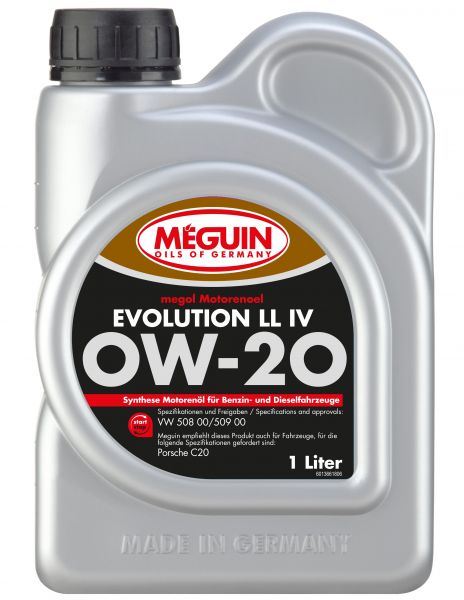 Meguin megol Evolution LL IV 0W-20 Motoröl 1 Liter