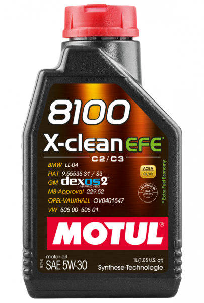 MOTUL 8100 X-CLEAN EFE 5W-30 Motoröl 1 Liter