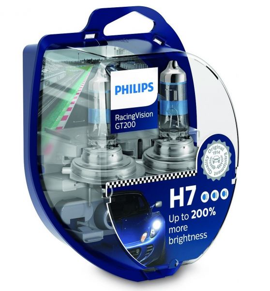 PHILIPS H7 RacingVision GT200 Duo Box