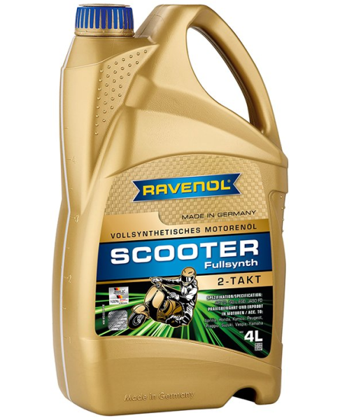 RAVENOL Scooter Fullsynth 2T Öl vollsynthetisch 4 Liter