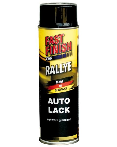 FAST FINISH Car Rallye Autolack schwarz glänzend 500 ml